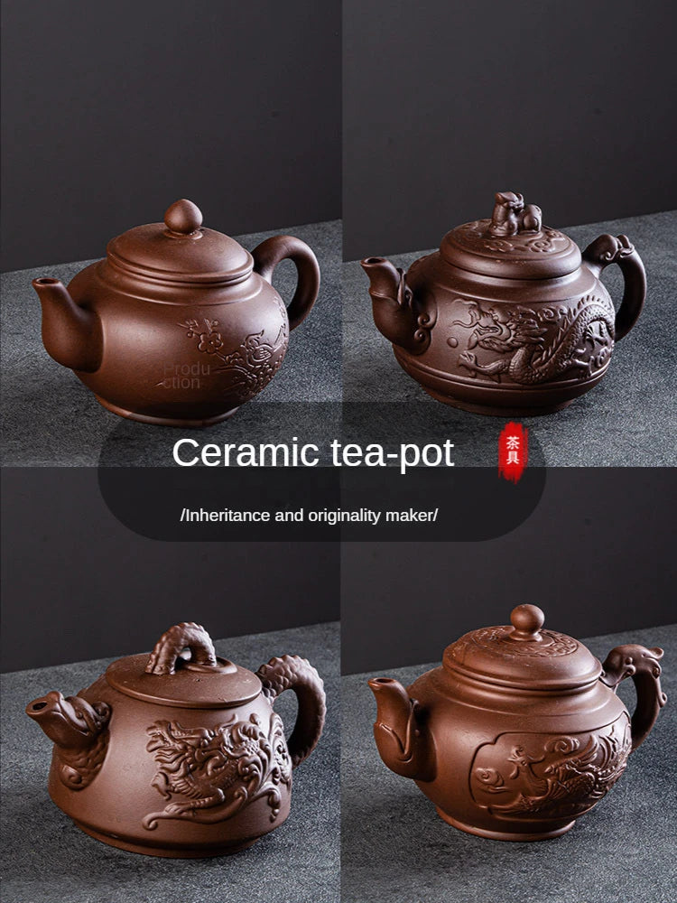 Pot for Tea Sets Hot Selling Purple Clay Pots Yixing Clay Kettle Teapot Set Samovar Oriental Moroccan Teapot and Cup Set Gaiwan