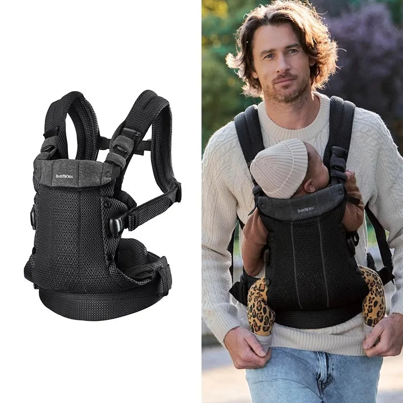 BabyBjorn Baby Carrier in 3D Mesh | Ergonomic 3-in-1 Design Supporting Newborns and Toddlers (7-40 Pounds)