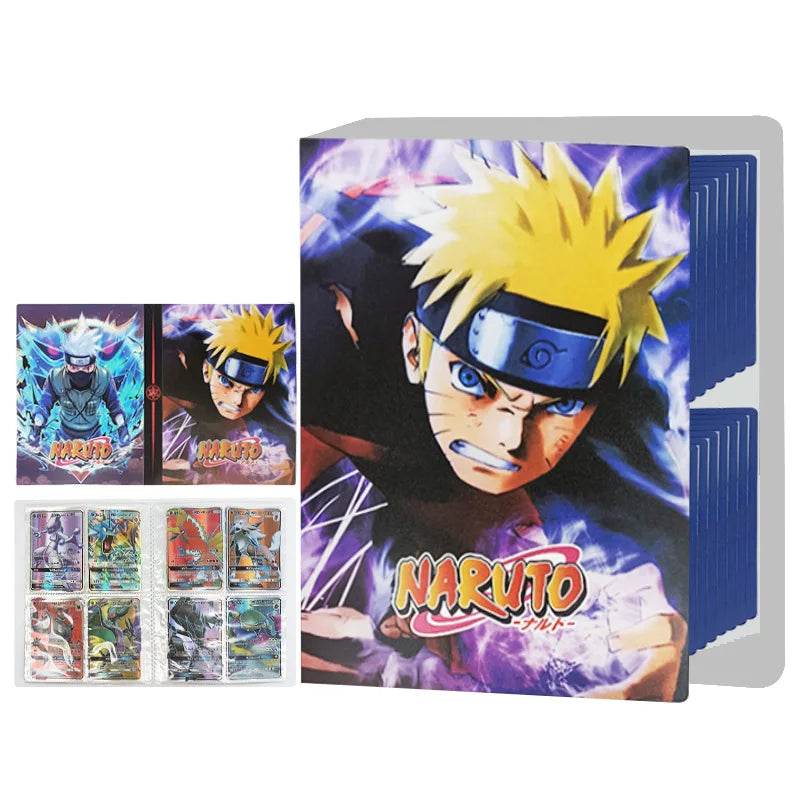 240pcs Card Album Book Naruto Dragon Ball Goku Vegeta ONE PIECE Luffy Zoro Map Letter Holder Binder Card Notebook Collection Toy - AIAZ