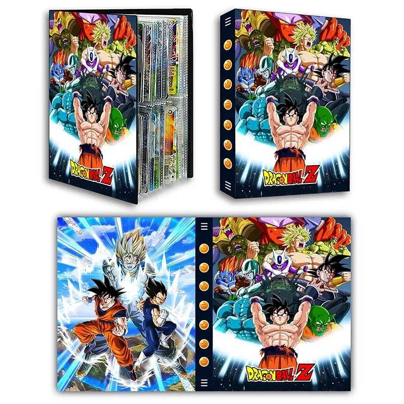 Dragon Ball Son Goku Vegeta Frieza 240pcs Card Album Book Game Card Holder Binder VMAX Game Card Collection Kids Toys Gift - AIAZ