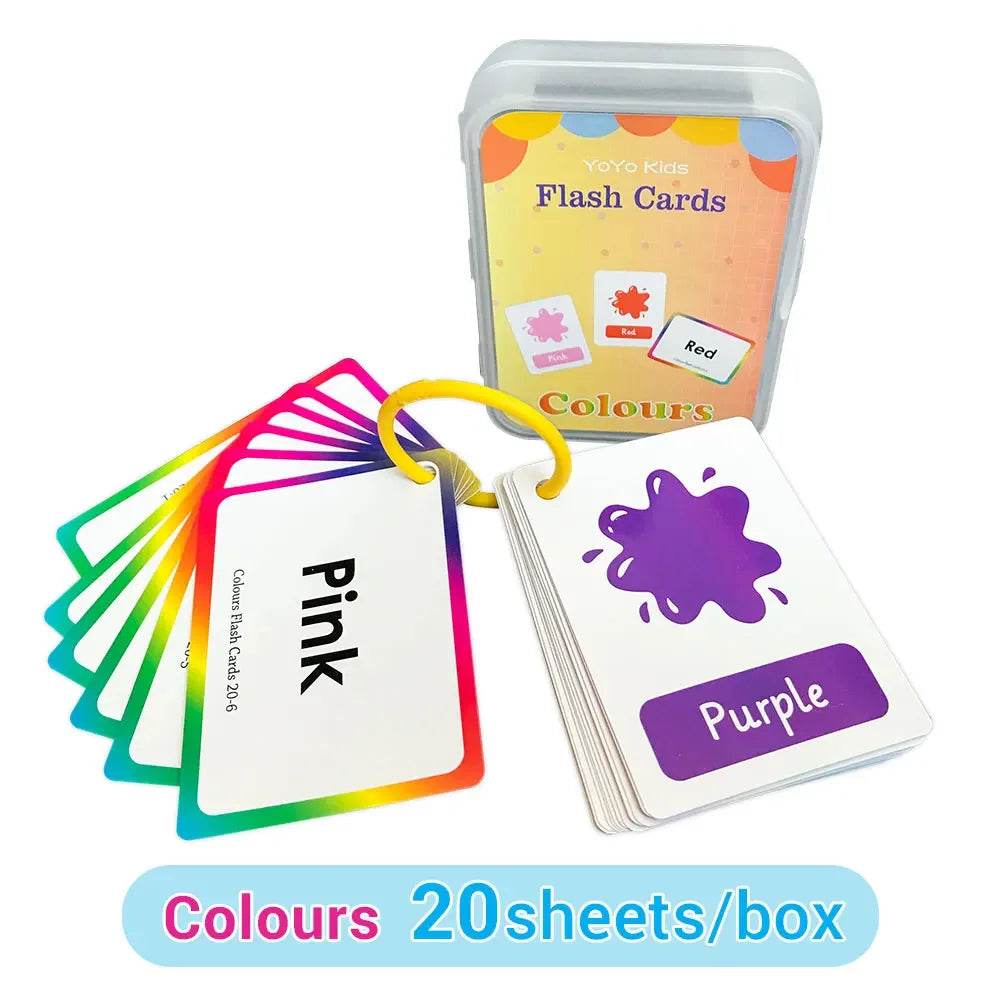 Kids English Words Learning Flashcards Reading Enlightenment Cards Home School Educational Toys Montessori Teacher Teaching Aids - AIAZ