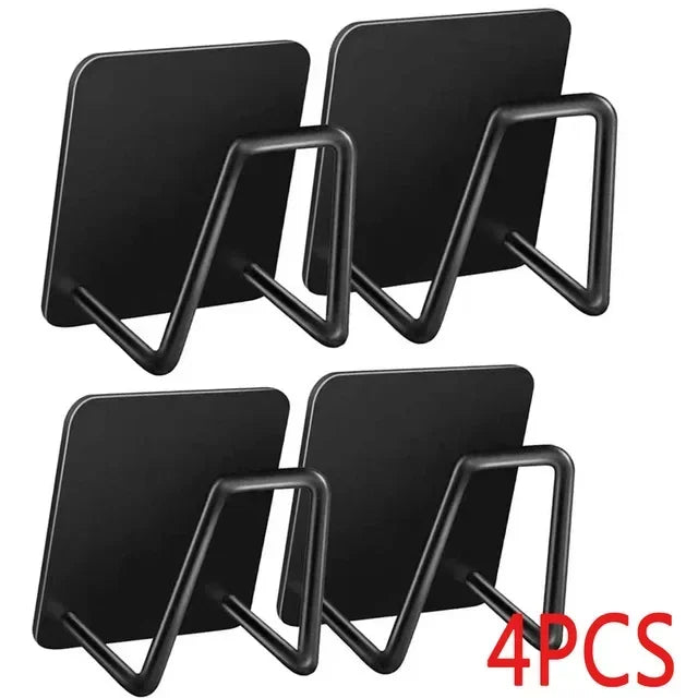 Kitchen Sponges Racks Self Adhesive Sink Sponges Drain Drying Rack Holders Kitchen Sink Accessories Dropshipping Stainless Steel