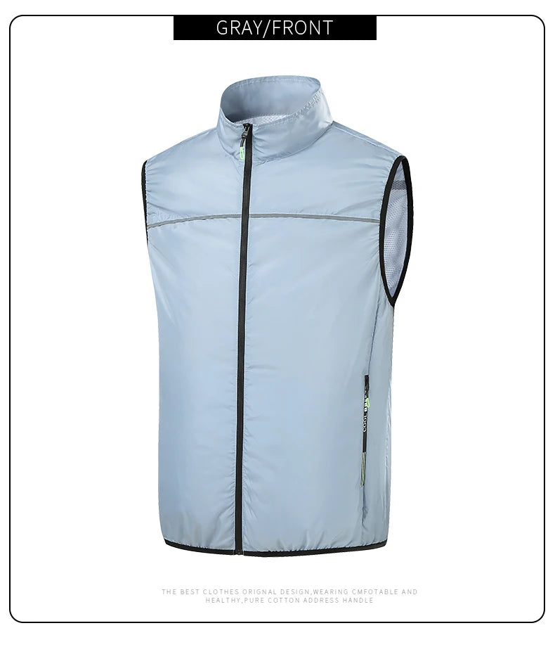 Cooling Fan Vest Hiking Air-conditioned Clothes Men Women Cooling Vest Work Sport Outdoor Camping Fishing Summer Cool Jacket