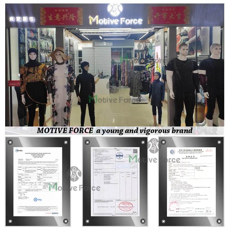 Muslim wimwear Women Hijab Swimsuit Modest Swimming Suit Islamic Cover Ups Burkini Hijabs For Woman Long Sleeve Bathing Swim - AIAZ