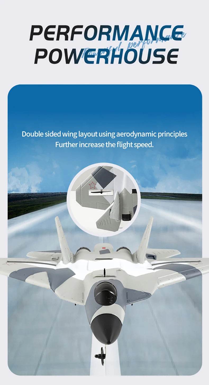 RC Foam Aircraft SU-35 Plane 2.4G Radio Control Glider Remote Control Fighter Plane Glider Airplane Foam Boys Toys for Children - AIAZ