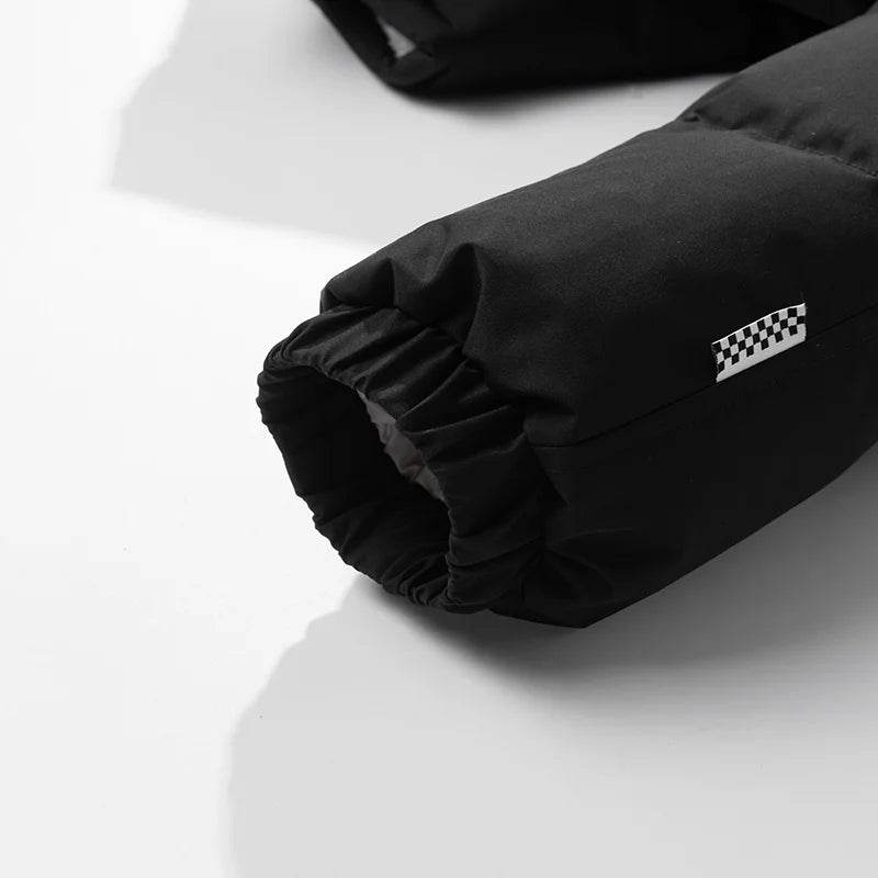 Man 2025 New Fashion Winter Warm Thick Cotton Clothing With Added Velvet Solid Color Casual And Comfortable Coat - AIAZ