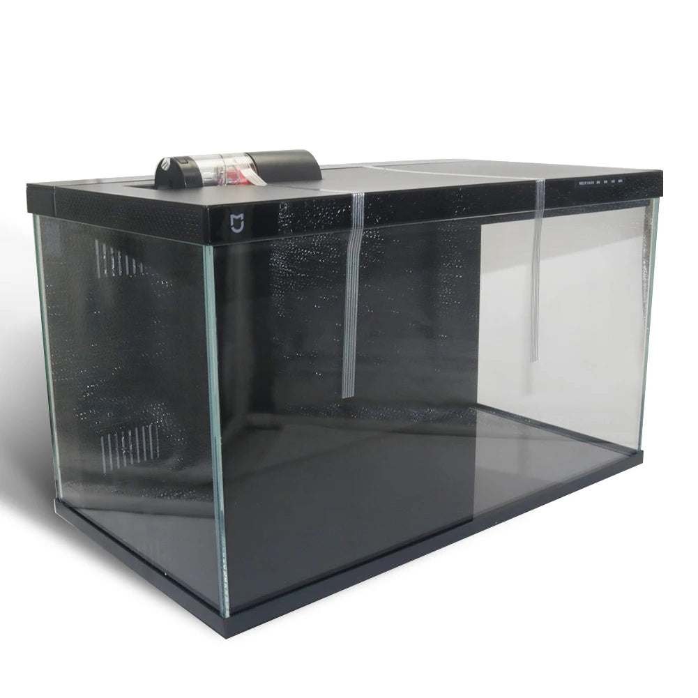 1 Pcs Dark Gray 8.8kg Intelligent Fish Tank With a Rated Power of 23W No Need To Change Water For Half a Year One Click Drainage