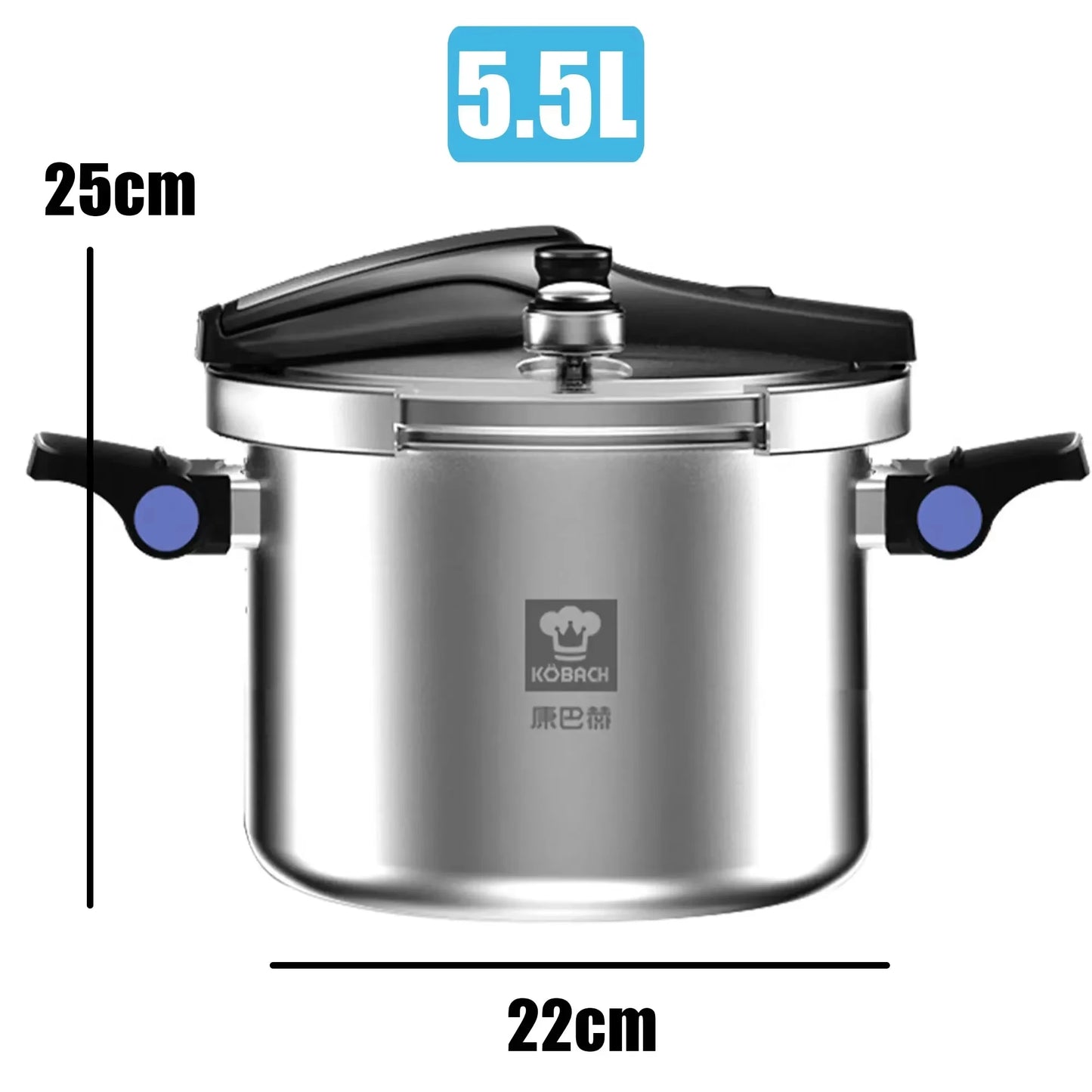 MOEYE 4/6L Pressure Cooker Multifunctional Pressure-Limited Explosion-proof Pressure Cooker Stainless Steel Kitchen Pressure Pot