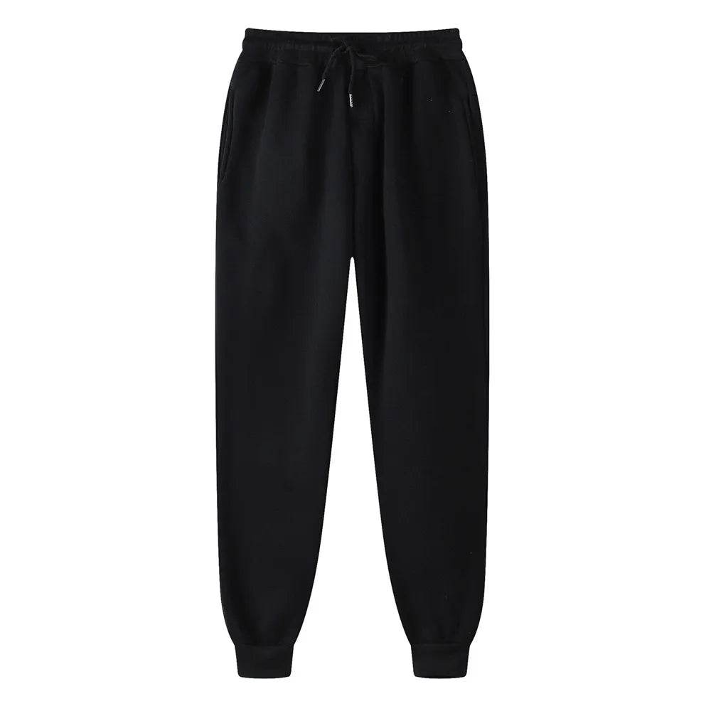 Men Clothing Jogger Pants Men Man Pants for Mens Sweatpants Men's Brushed Gym Women's Winter Trousers Tracksuit Fleece-lined - AIAZ