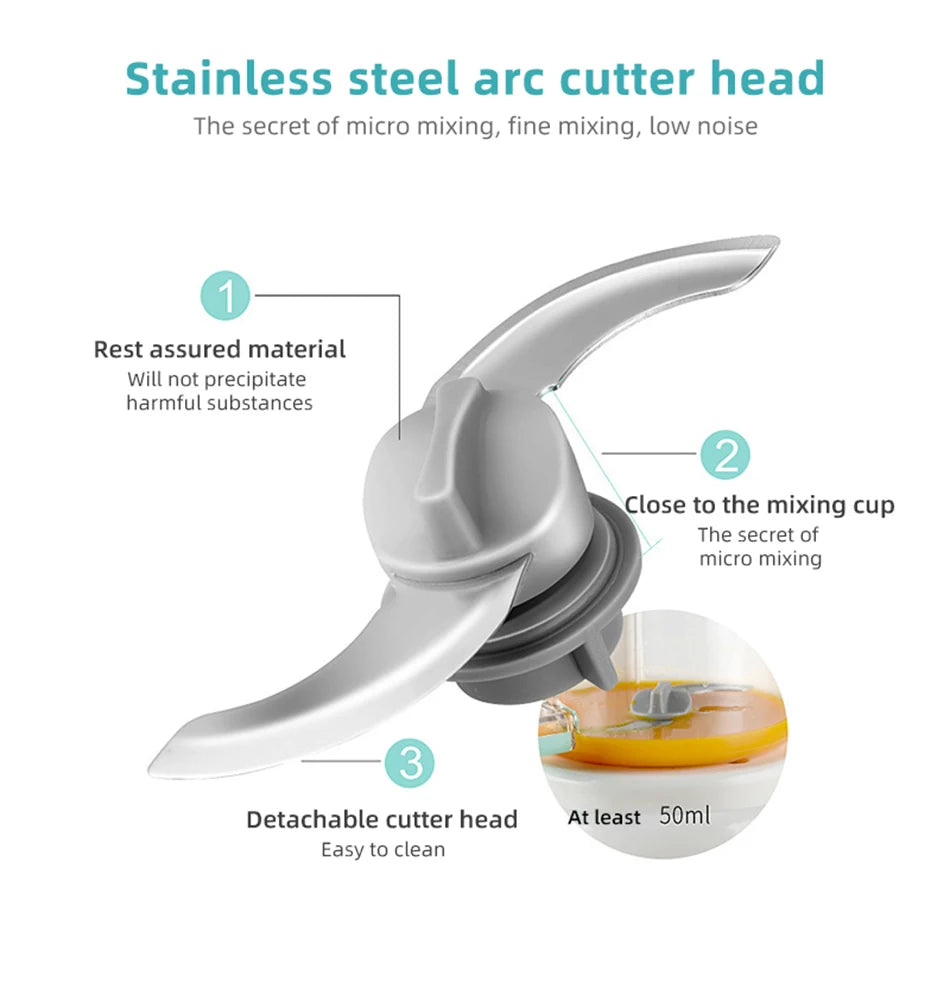 2023 New Baby Feeding Food Maker Supplement Newbron Baby Food Cooking Blenders Steamer Processor Infant Fruit Vegetable Maker