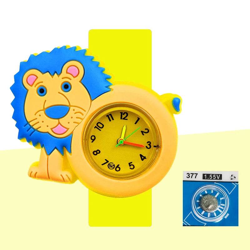 Baby Birthday Gift Children Toys Watches Cartoon Animal Dial Bracelet Kids Watches for Boy Girl 2-15 Years Old Child Clock - AIAZ