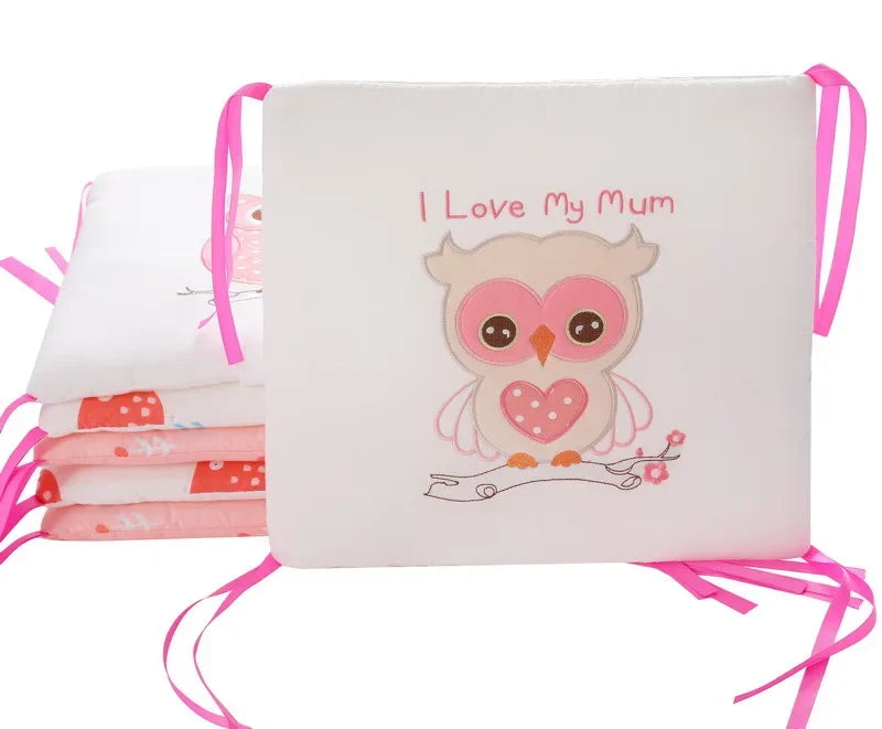 Baby Bed Protector Crib Bumper Pads 6Pcs/Set Baby Bed Bumper Kids Safety Bed Around Cotton Blend Crib Anti-collision Anti-fall