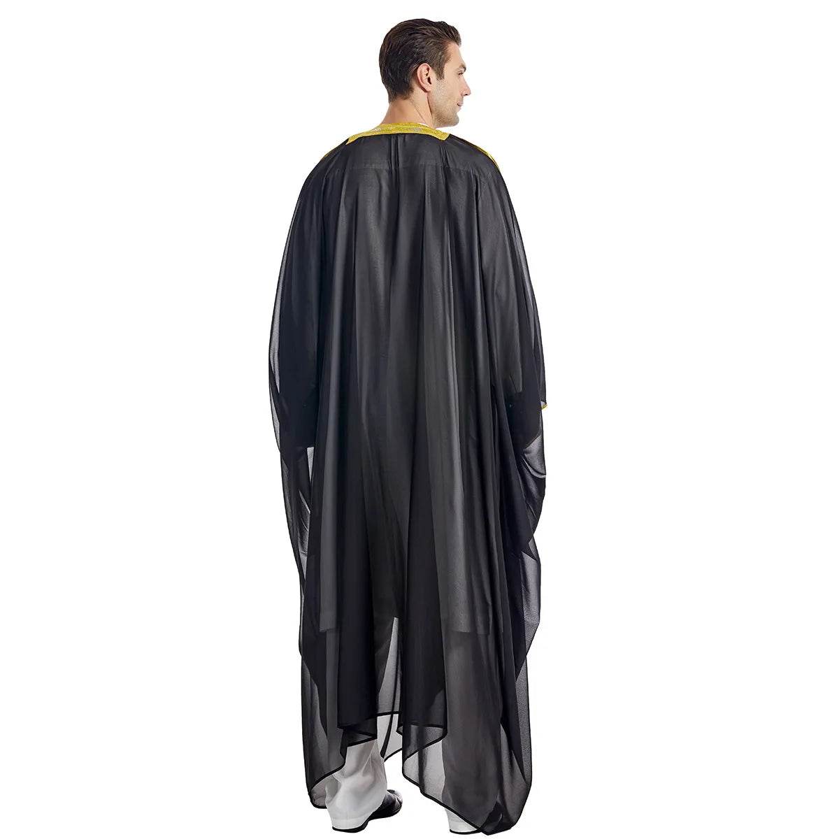 Islamic Clothing Men Robe Arabic Costumes Kaftan Muslim Man Moroccan Casual Long Dress Striped Middle East National Costume - AIAZ