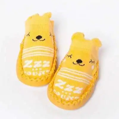 1 Pair Fashion Cute Baby Socks With Rubber Soles Infant Spring Autumn Winter Children Floor Socks Shoes Anti Slip Soft Sole Sock