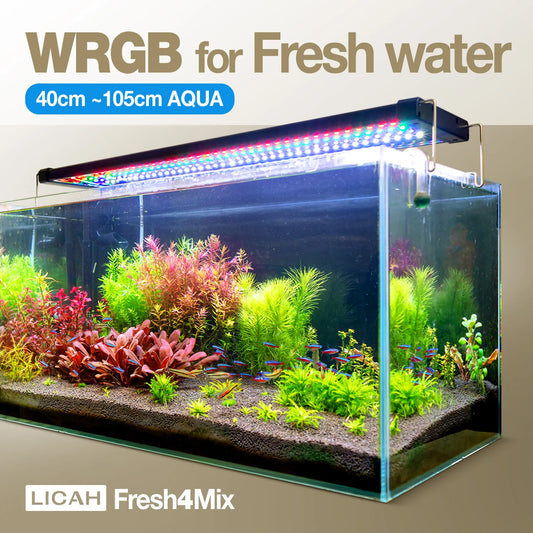 LICAH WRGB Light for Aquatic Plants / Fresh Water / 40~105cm