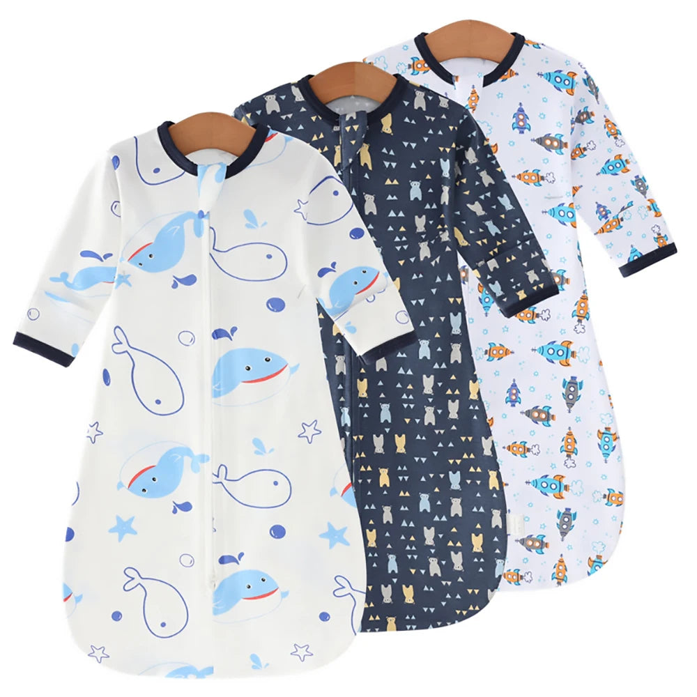 Babies Sleeping Bags Newborn Baby Cocoon Swaddle Wrap Envelope 100%Cotton 0-6 Months Baby Blanket Swaddling Wrap Sleepsack
