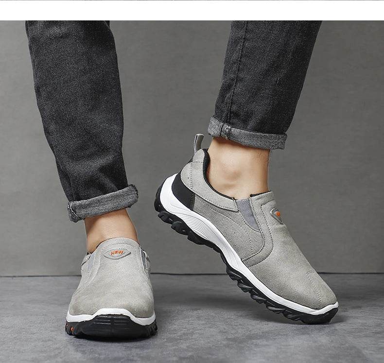 Men Shoes Comfortable Casual Shoes for Men Walking Sneakers Slip On Loafers Men Lightweight Moccasin Male Footwear - AIAZ