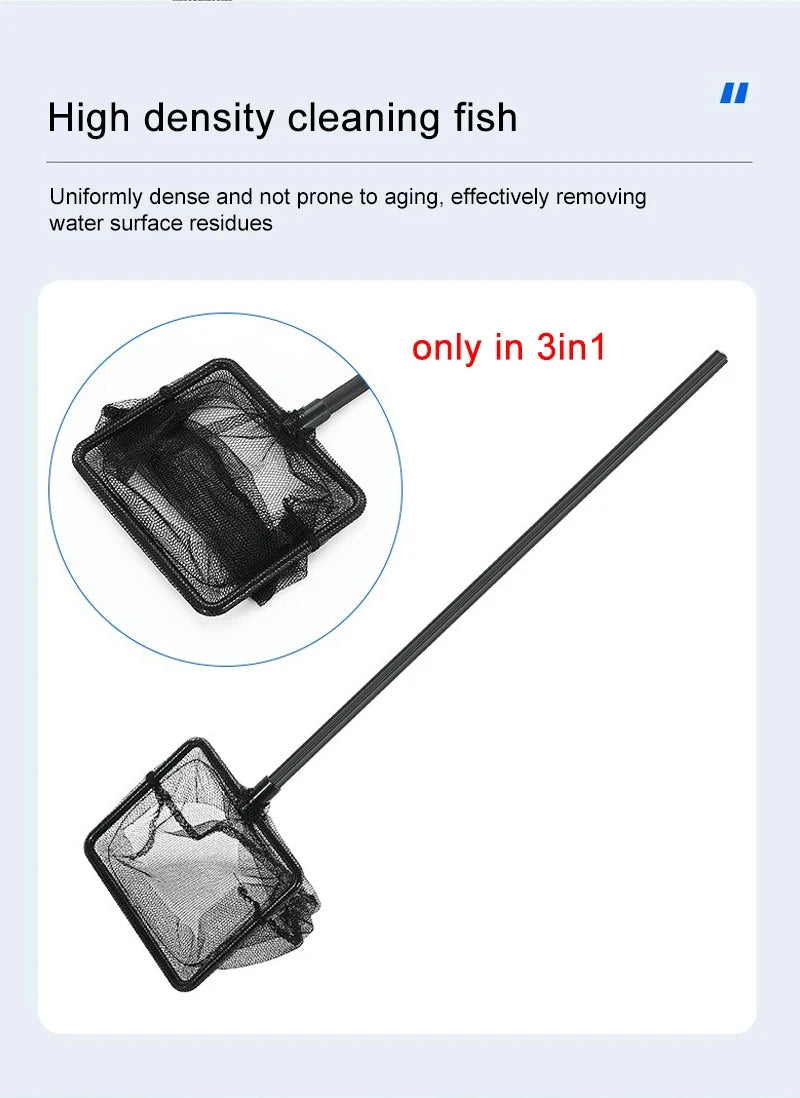 Aquarium flat sand algae removal dual-use glass Algae scraper stainless steel household cleaning to tools Fish tank accessories