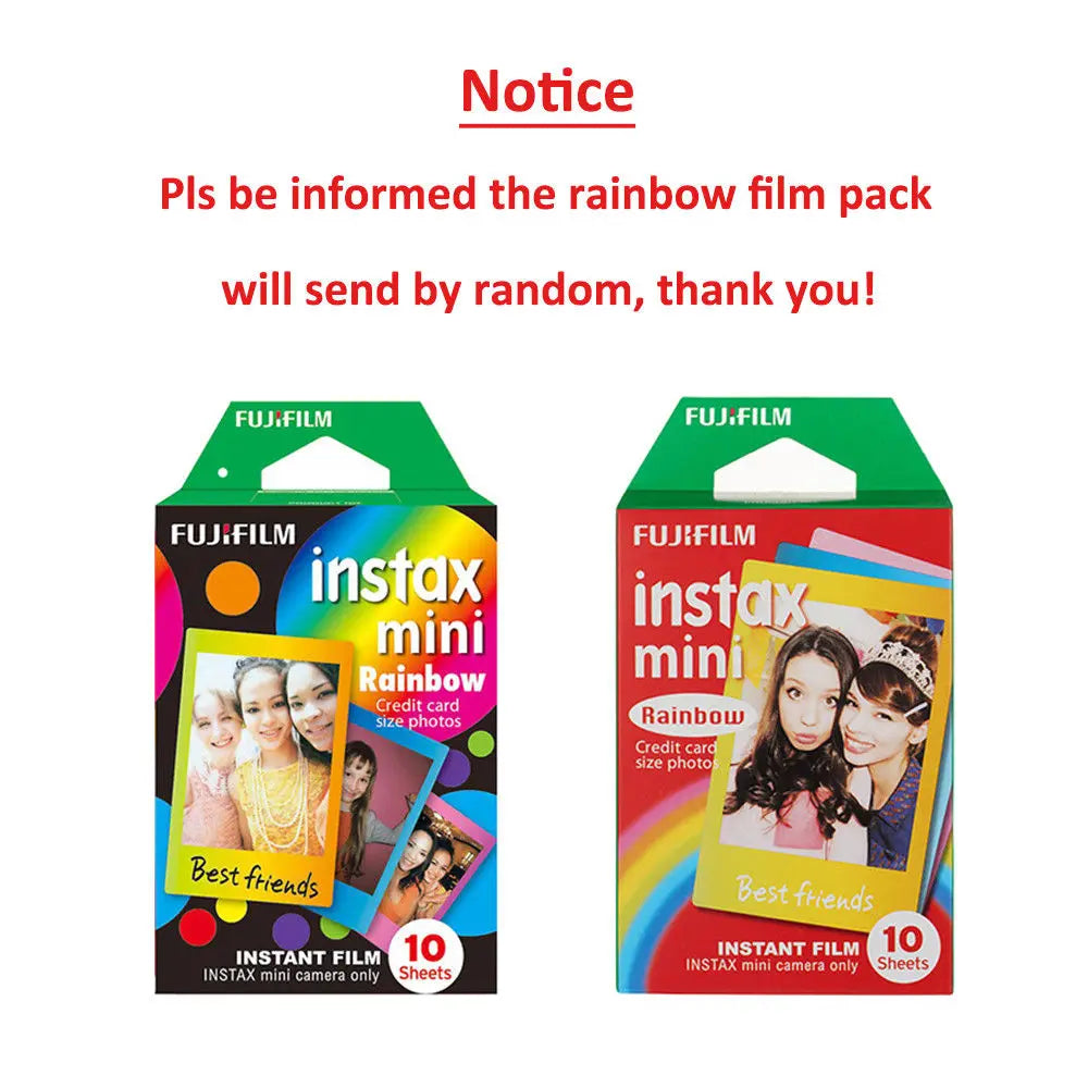Origin Fujifilm Instax Mini Film Paper 10-60 Sheets for Fuji Instant Film Cameras Instax Mini 12 11 9 40 70 90 Link Liplay EVO