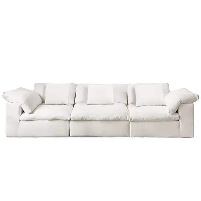 Modern Compression Modular Combination Cloud Fabric Sofa Set Furniture Vacuum Pack Compression Sofa for Boxed Living Room Sofas