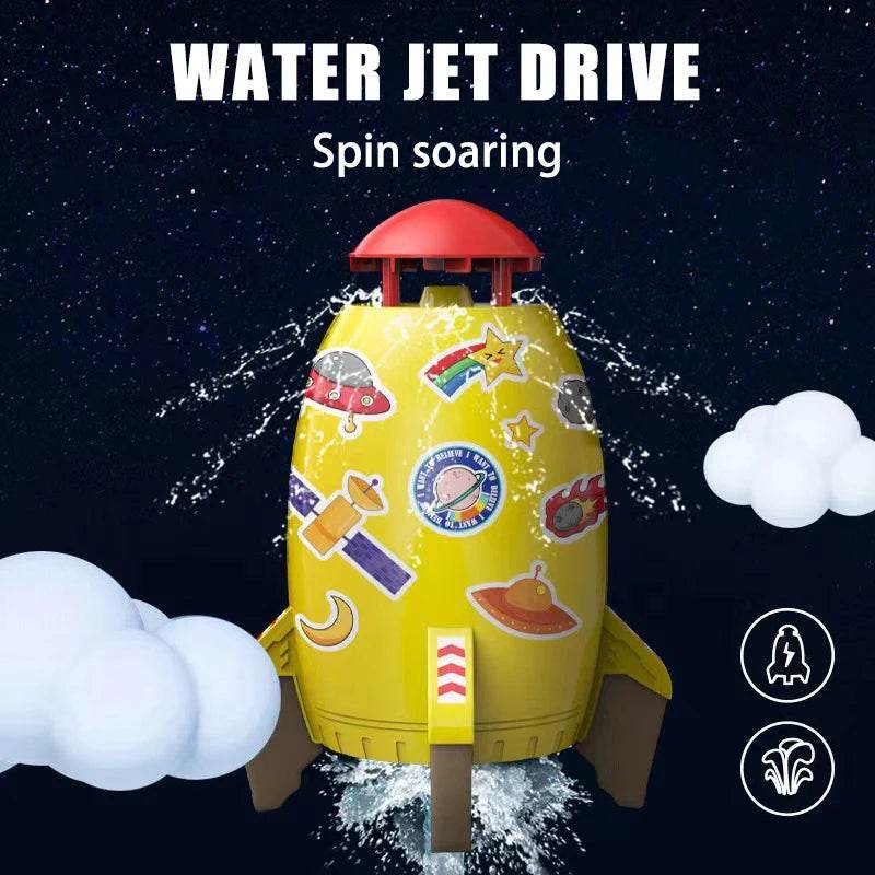 Water Pressure Lift Sprinkler Toy Fun Interaction In Garden Lawn Water Spray Toys for Kids Rocket Launcher Toys Outdoor Rocket - AIAZ