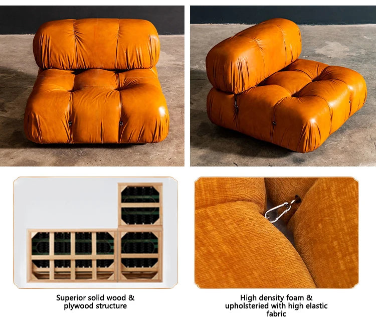 Luxury Sofa Living Room Furniture Curved Dresser Home Lounge Sofa Sets Italian Modern Fabric Velvet Sofa Set Furniture