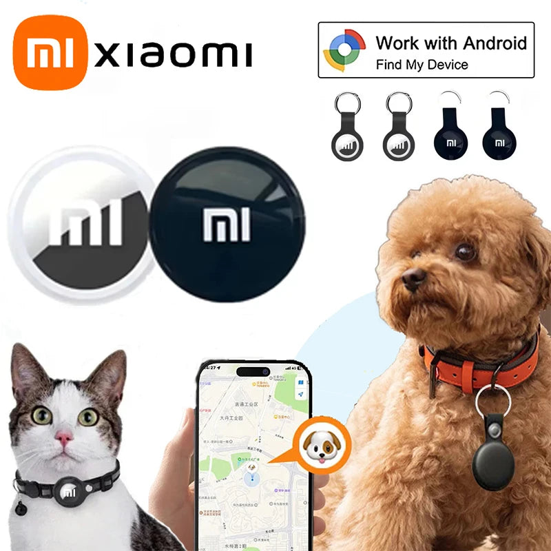 Xiaomi Mini GPS Tracker System Find My App Air Tag Smart Bluetooth Locator Child Finder Bag Anti-Loss Pet Collar With Tracker