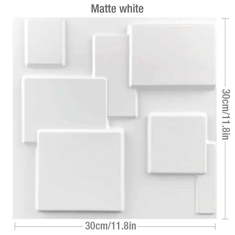 12 Pcs 30cm 3D wall sticker decorative ceiling living room Wood grain wallpaper waterproof 3D Wall panel bathroom kitchen Hotel