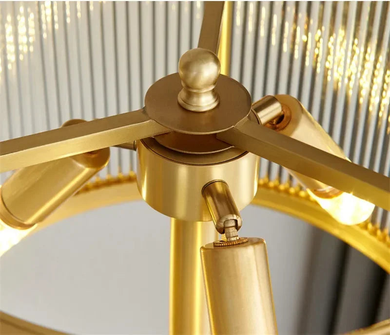 TEMAR Nordic Brass Table Lamp Modern Luxurious Living Room Bedroom LED Originality  Desk Light