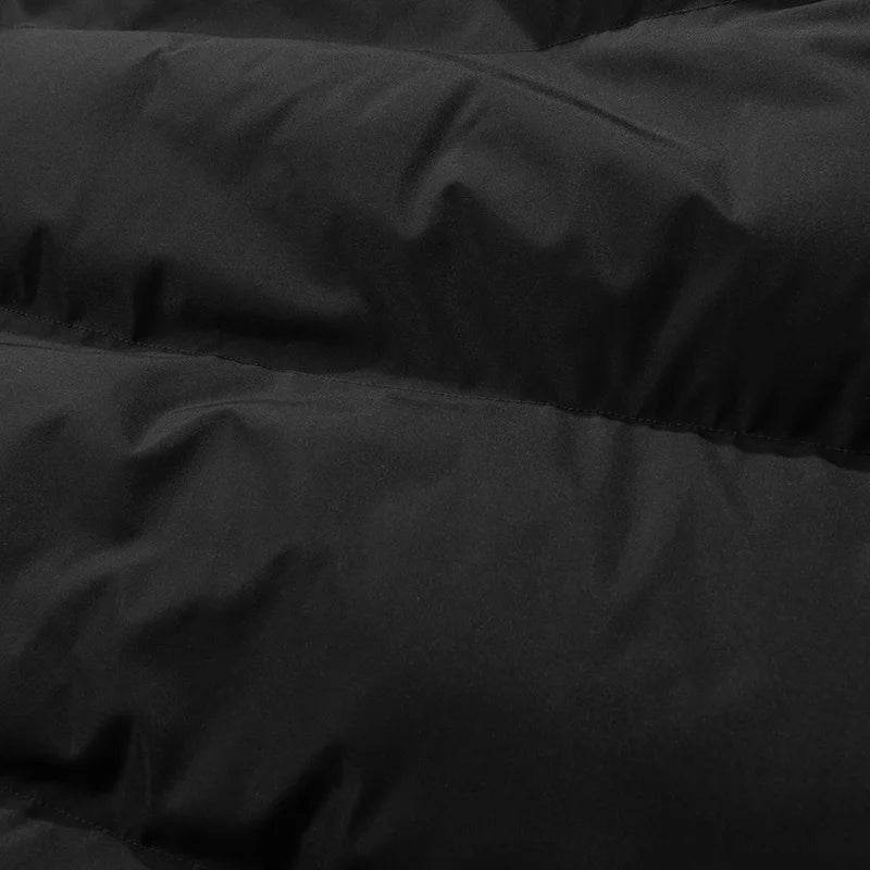 Man 2025 New Fashion Winter Warm Thick Cotton Clothing With Added Velvet Solid Color Casual And Comfortable Coat - AIAZ