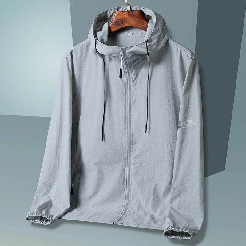 2025 Summer Hooded Jacket Men Women Sun Protection Clothing Fishing Hunting Clothes Quick Dry Skin Windbreaker - AIAZ