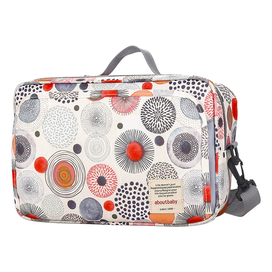 Women Multi-functional Messenger Bags Outdoor Waterproof Stroller Hanging Bag Baby Diaper Bags Adult Casual Cartoon Shoulder Bag