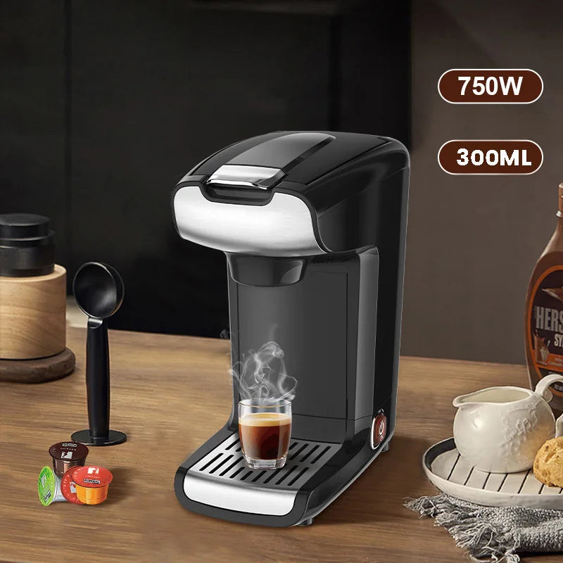 220-240V Household Single Cup 300ML Capsule Coffee Machine Electric Small Capsule Coffee Machine Espresso Drip Coffee