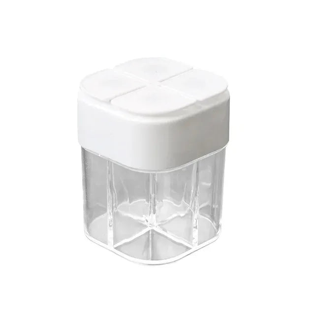 4 In 1 Camping Hiking Seasoning Jar Outdoor Cooking Grill BBQ Spice Dispenser Camping Supplies Cookware Equipment Accsesories