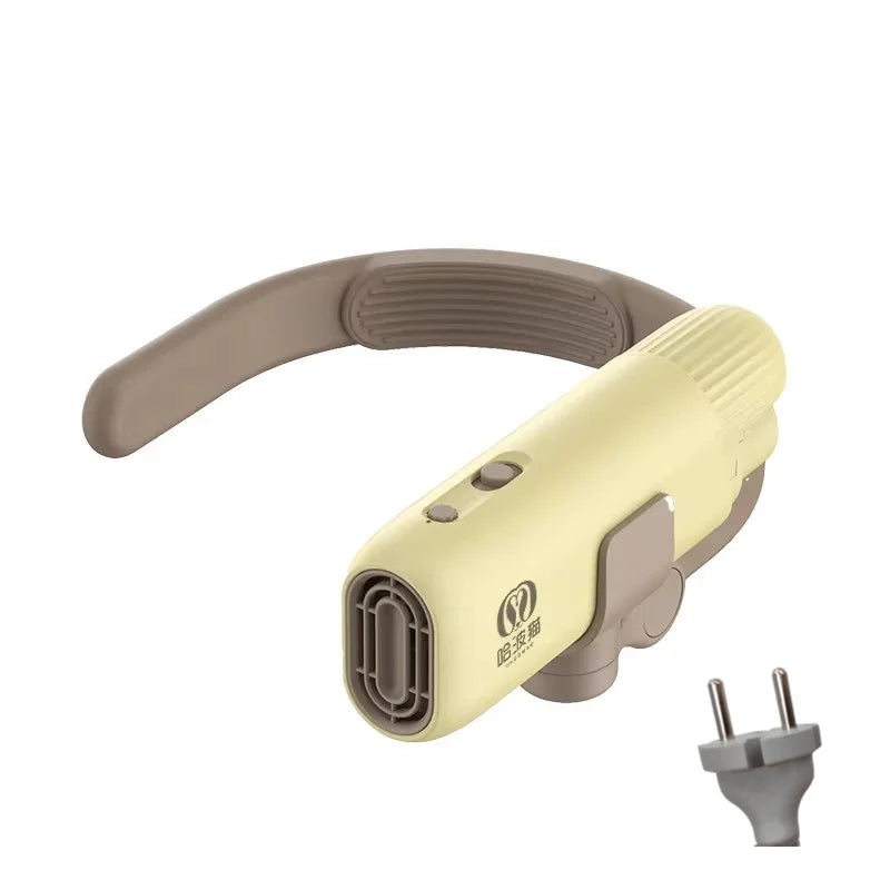 1400W EU Specific Pet Dryer Negative Ion 2-in-1 Hanging Neck/Handheld Hair Drying Blowing for Dog/Cat Bathing Drying&Shaping