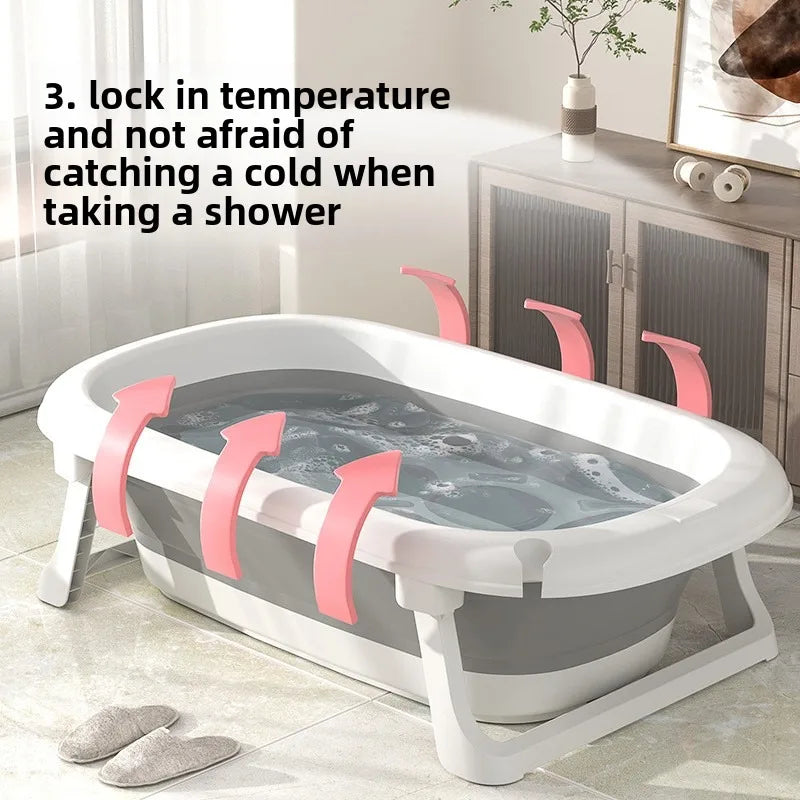 Baby Bath Tub Set with Hanger,Newborn Tub,Non-slip,Complete Bathing Set,Baby Bath Basin,Durable Bathtub,Plastic Baby Bathtub