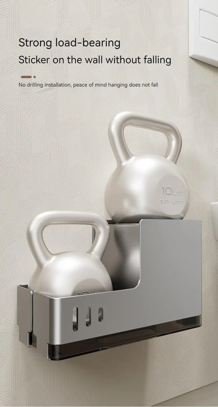 Bathroom Toilet Brush Holder Cleaning Tools Space Aluminum Wall Mounted No Drill Vertical Toilet Brush Bathroom Accessories