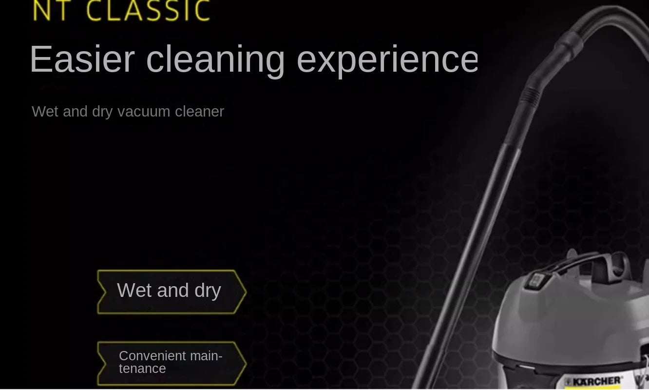 Germany karcher karcher household and commercial vacuum cleaner, bucket type wet and dry metal dust bucket NT20/1