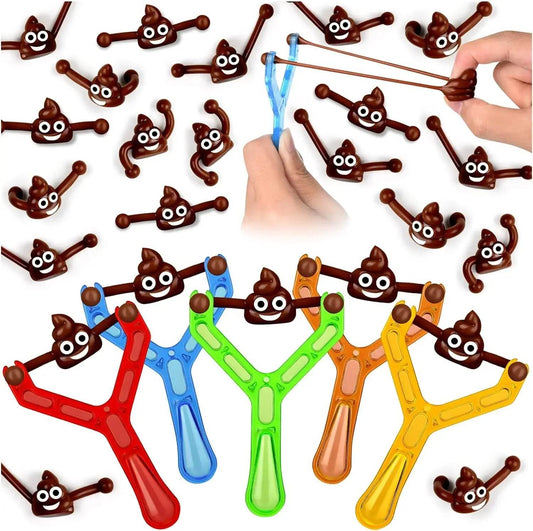 1/6/12set Fun Colorful Shooting Fake Poop Toys For Kids Birthday Party Favor Bag Piñata Filler Boys Girls Party Gifts Supplies - AIAZ