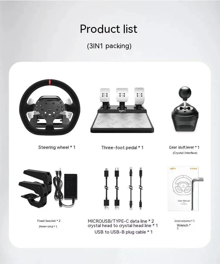 Pxn A7 Game Gear Lever For Pxn-V10 Game Steering Wheel Controller 6+1 Gear Special Custom Manual Shift Lever Of Game Simulator