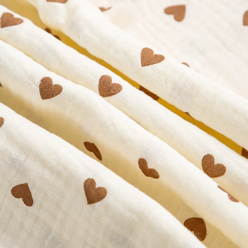 Ins Baby Blanket Muslin Swaddle 2 Layer Cotton Receive Blankets for Newborn Bath Towel Summer Bedding Baby Items Mother Kids