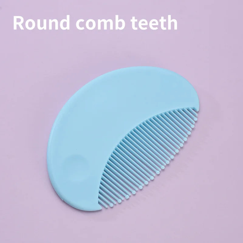 6Pcs/set Baby Care Kit Nasal Aspirator Nail Clipper Sharpener Daily Cleaning Supplies Care Head Brush Comb Scissors Tool Package