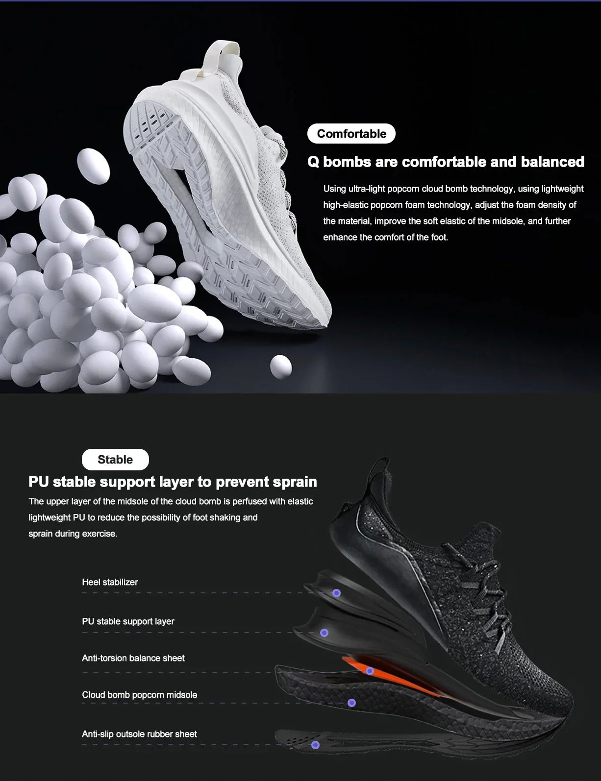 Classic Mijia Sneakers 4 Upgrade Men Fashion Breathable Shock-absorbing Sports Running Shoes Flying Woven Male Non-Slip Shoes
