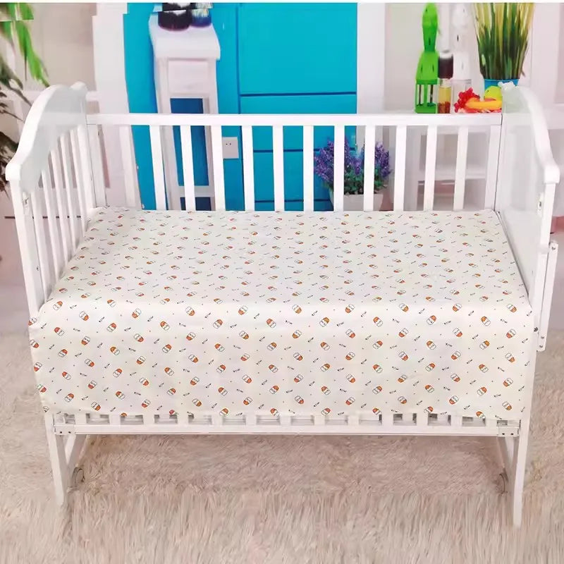 Without Filling 3Pcs Baby Nursery Crib Bedding Set Duvet Pillow Covers Cotton Sheet Include Duvet Cover Pillowcase Sheet