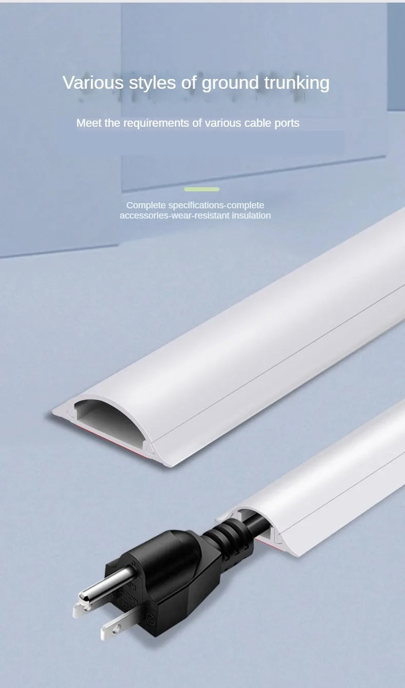 50cm Cord Hider Tv Cable Hider Wall Kit  Wall Cord Concealer Cable Cover Wall Wire Management Cord Covers for Wall Mounted TV