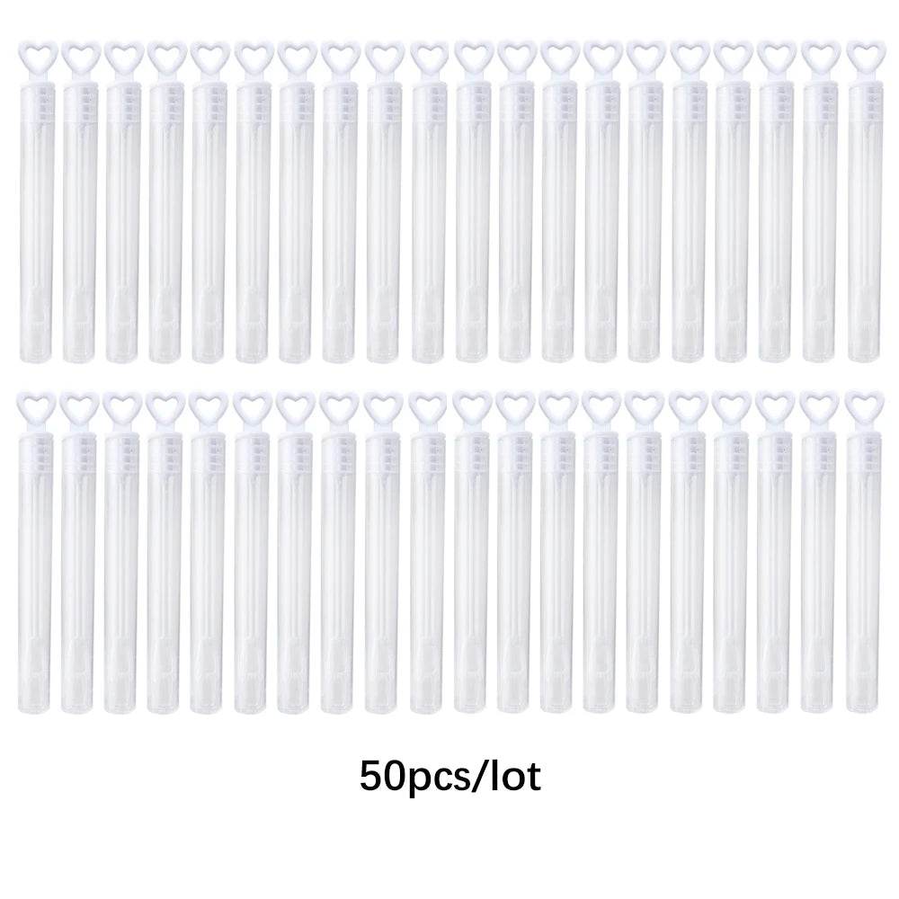 10Pcs Mini Bubble Tube White Pink Soap Bottle Toys Wedding Gifts for Guests Kids Birthday Party Favors Baby Shower Decoration - AIAZ