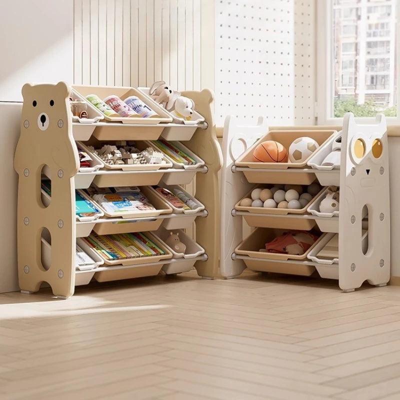 Children's Toy Storage Rack, Floor Standing Multi-layer Storage Rack, Easy Classification and Organization Storage Rack