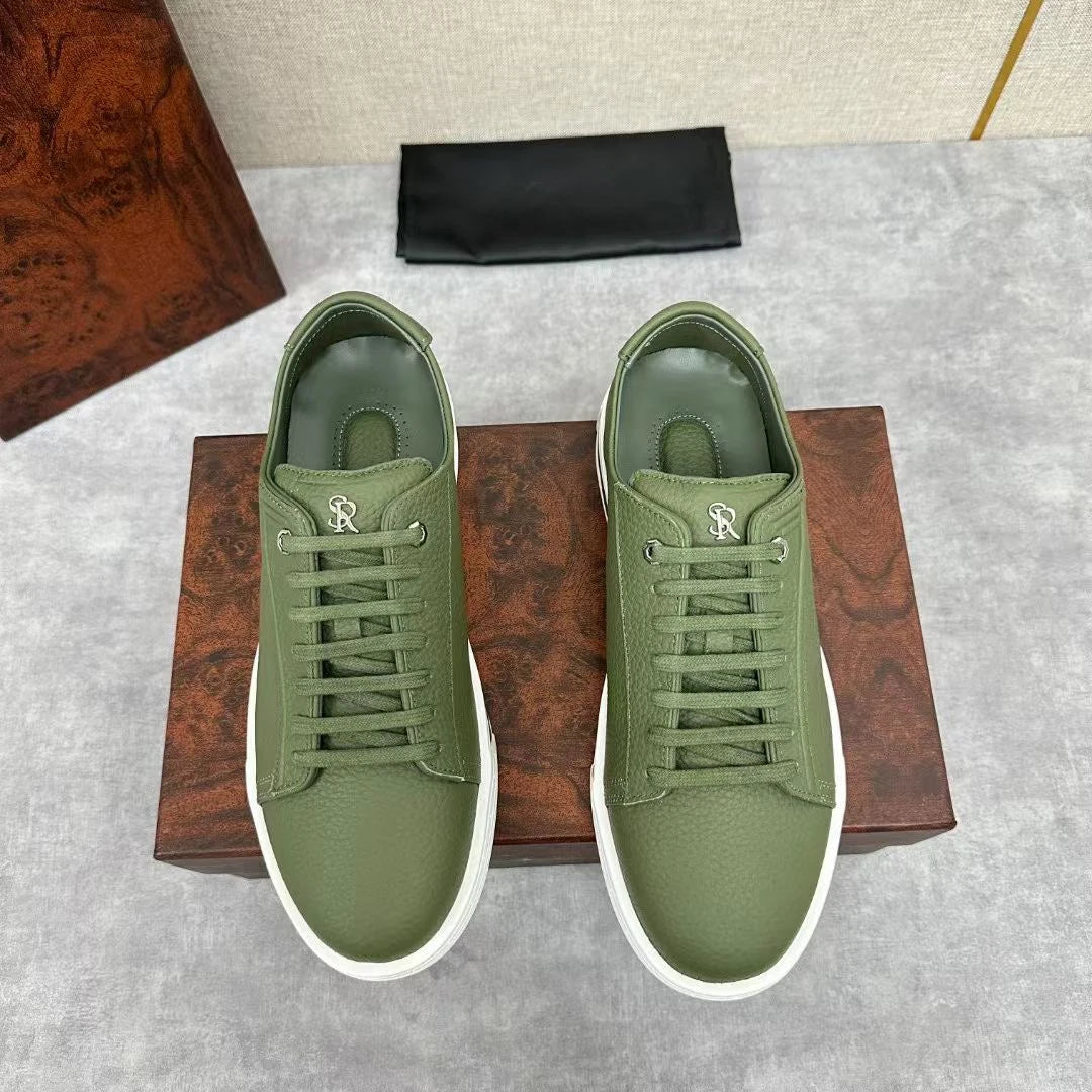 OECHSLI Shoes Cowhide 2025 new leather shoes high quality fashion casual Sports comfortable Men‘s European big size 39-45