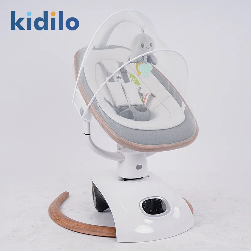 Electric Baby Rocking Chair Newborn Baby Sleep Rocking Bed Multi-mode Baby Cradle Electric Children's Swing