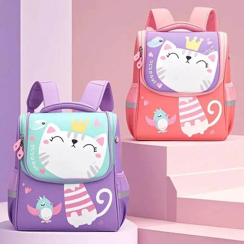Children School Bags Girls Boys Backpacks Kindergarten Schoolbag Cartoon Animal Toddler Kids Backpack For 2-8 Years - AIAZ